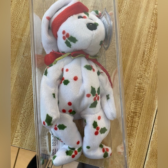 TY Beanie Bear - 1998 Holiday Festive Holiday Bear Plush